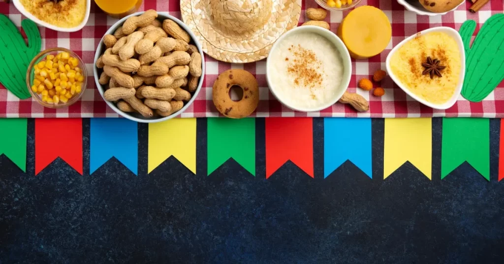 Decoração de festa junina em sítio