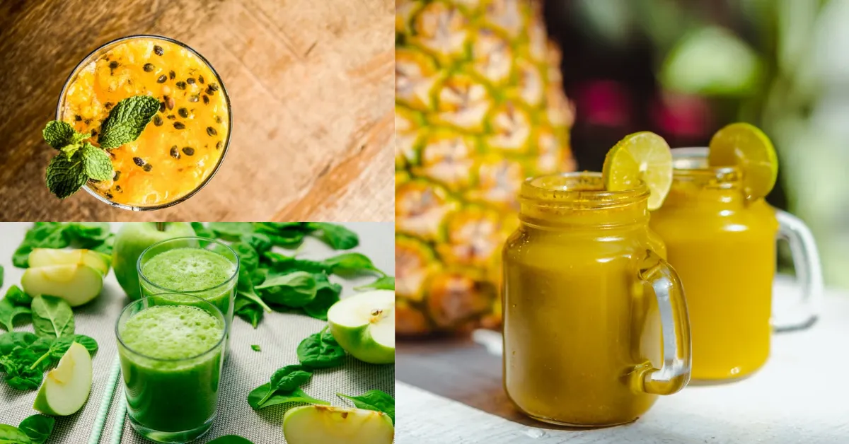 Suco funcional de várias frutas para emagrecer